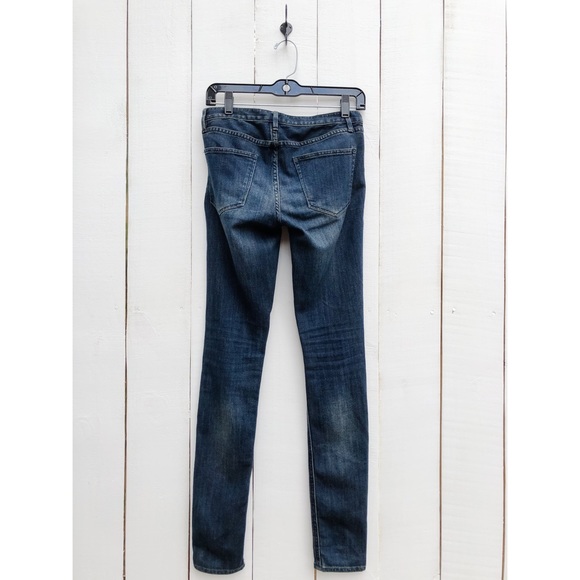 Madewell Skinny Skinny Jeans Blue Denim 25x32 - Picture 3 of 11